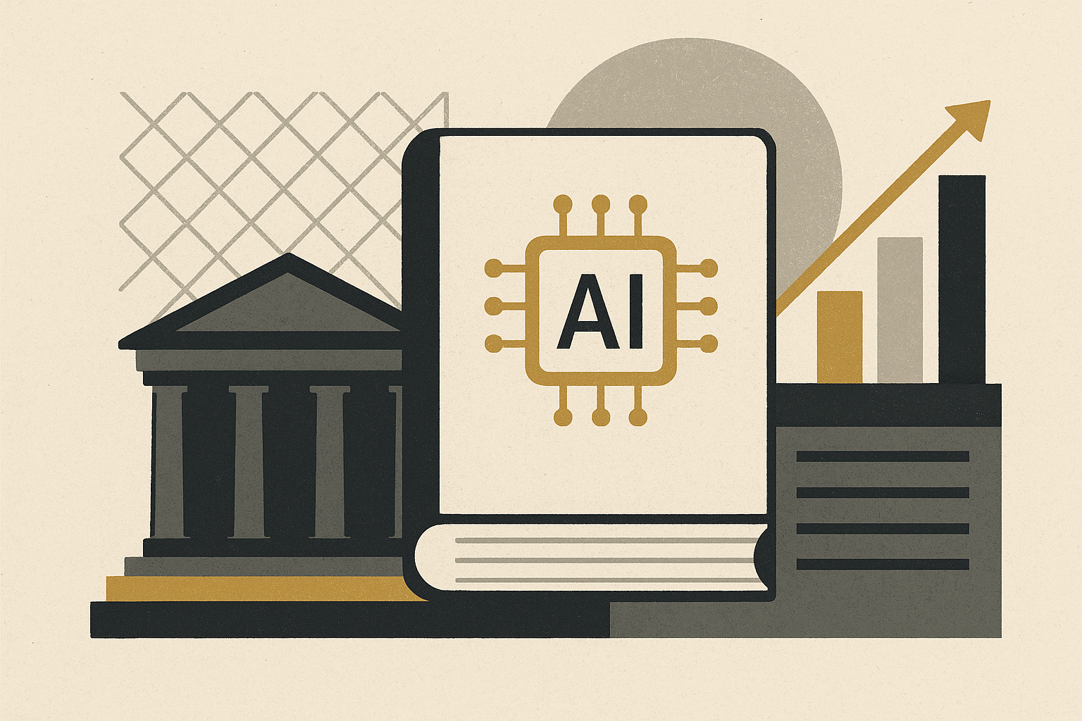 Illustration of AI literacy training.