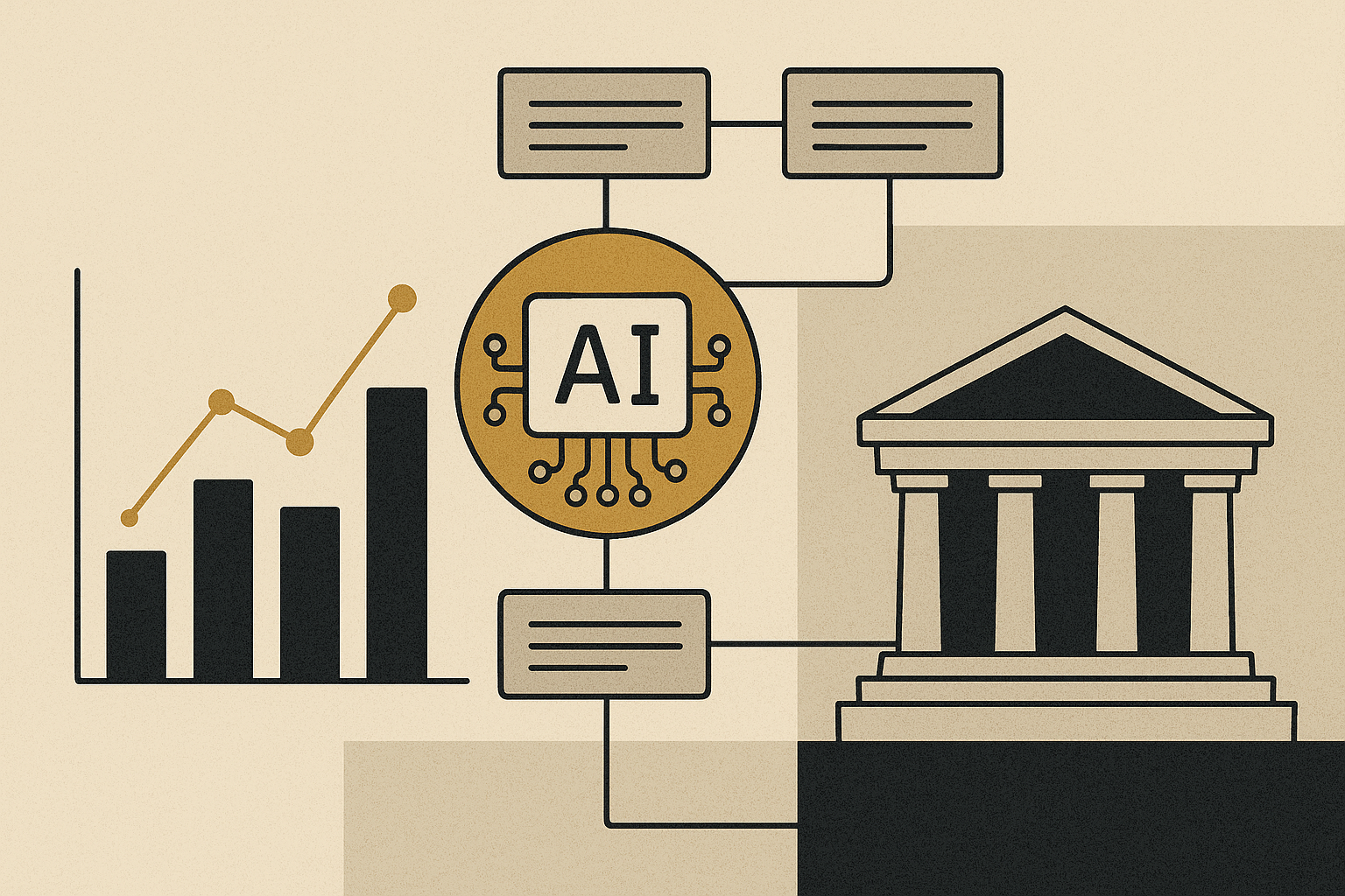 Visualization of AI governance structures in federal agencies.