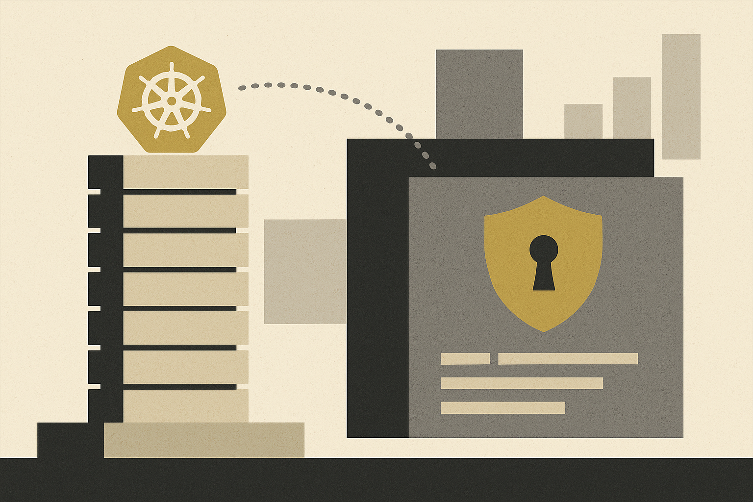 Illustration of Kubernetes stack integration.