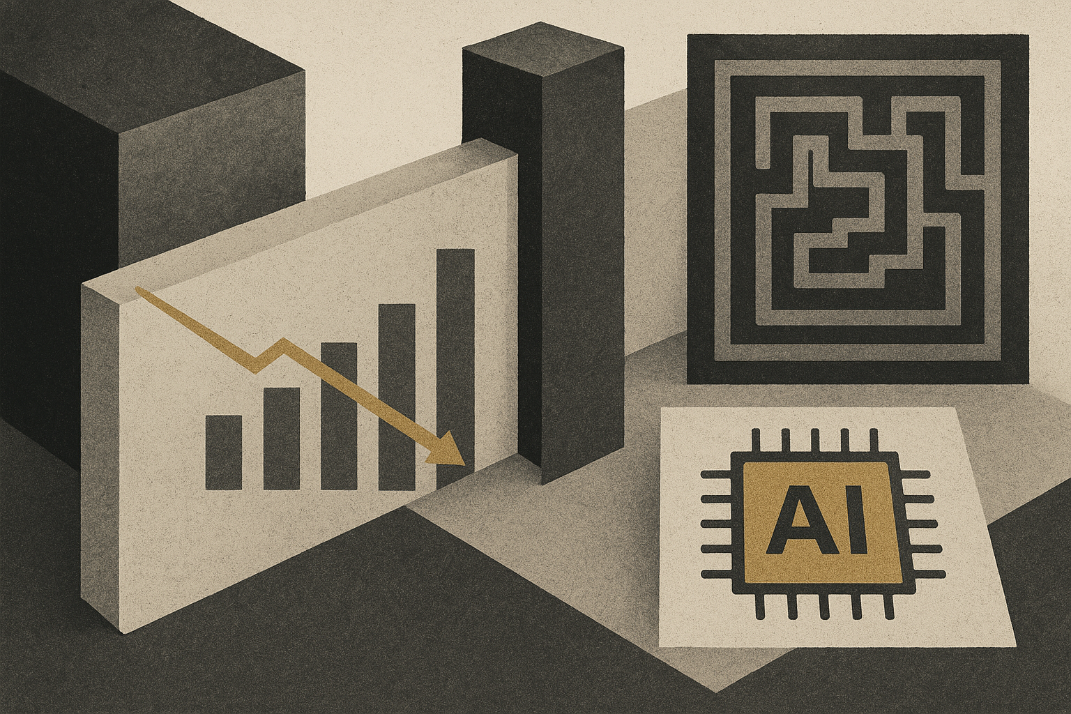 Visualization of barriers to AI adoption in federal environments.