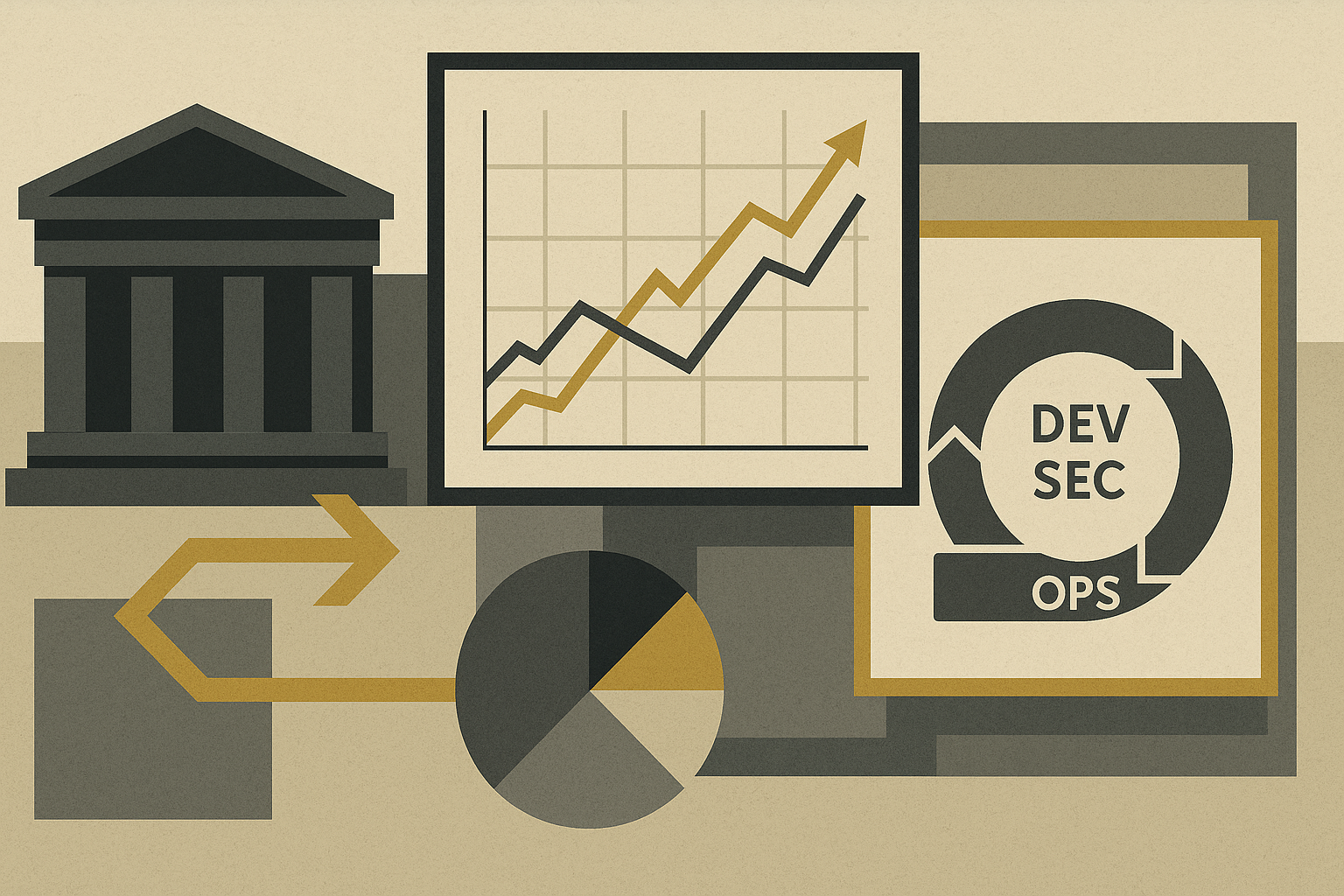 Data visualization of analytics from a unified DevSecOps protocol.