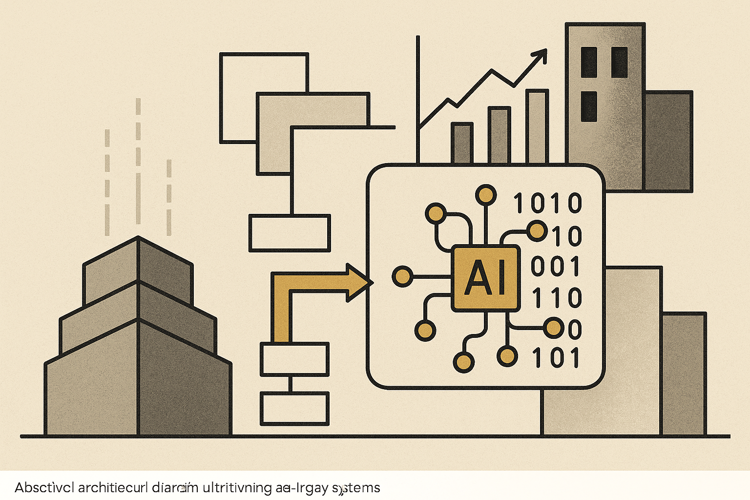 Diagram showing AI-driven modernization of legacy systems.